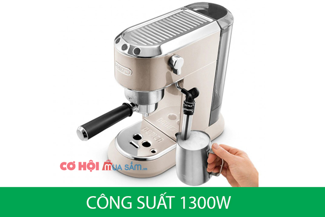 Máy pha cà phê Delonghi Dedica Metallics EC785.BG - Ảnh 4 Máy pha cà phê Delonghi Dedica Metallics EC785.BG - Ảnh 4