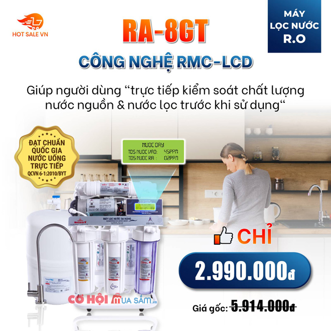 Bộ đôi lọc nước siêu đẳng cho nhà bếp - siêu tiết kiệm chỉ từ 1.943.000đ - Ảnh 4 Bộ đôi lọc nước siêu đẳng cho nhà bếp - siêu tiết kiệm chỉ từ 1.943.000đ - Ảnh 4