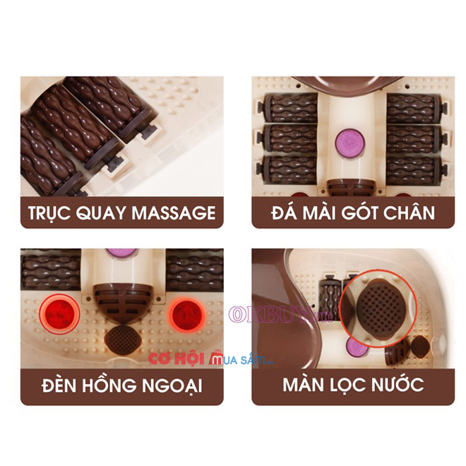 Bồn ngâm chân massage Nikio NK-195 giúp cải thiện giấc ngủ - Ảnh 3 Bồn ngâm chân massage Nikio NK-195 giúp cải thiện giấc ngủ - Ảnh 3