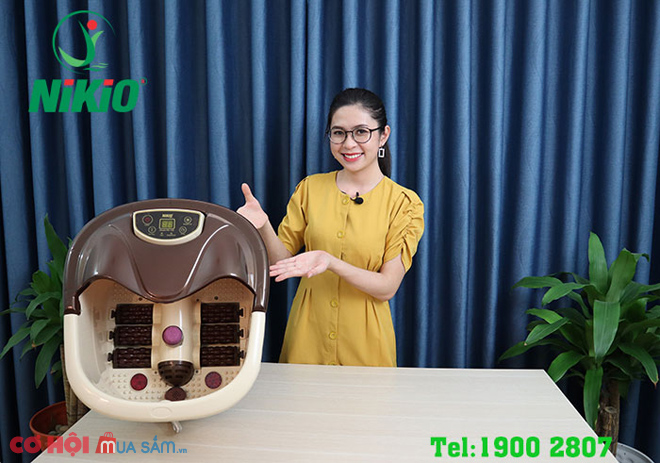 Bồn ngâm chân massage Nikio NK-195 giúp cải thiện giấc ngủ - Ảnh 4 Bồn ngâm chân massage Nikio NK-195 giúp cải thiện giấc ngủ - Ảnh 4