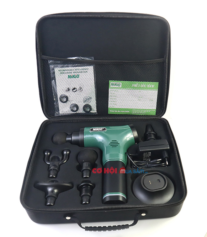 Máy massage cầm tay sử dụng pin sạc Nikio NK-172 - Ảnh 1 Máy massage cầm tay sử dụng pin sạc Nikio NK-172 - Ảnh 1