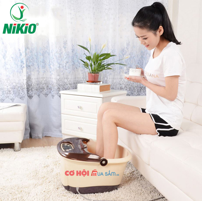 Bồn ngâm chân massage tự động Nhật Bản Nikio NK-192 – 4in1 - Ảnh 5