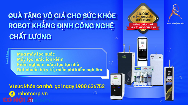 Máy lọc nước, máy lọc nước ion kiềm ROBOT, Trao Chứng nhận Nước Đạt chuẩn - Ảnh 1 Máy lọc nước, máy lọc nước ion kiềm ROBOT, Trao Chứng nhận Nước Đạt chuẩn - Ảnh 1