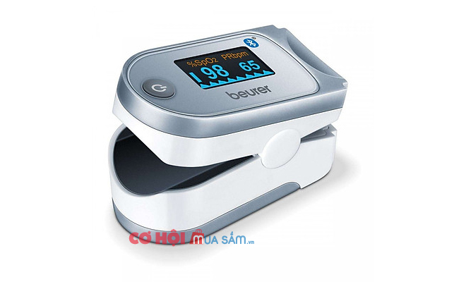 Máy đo nồng độ oxy trong máu SpO2 và nhịp tim Beurer PO60 - Ảnh 1 Máy đo nồng độ oxy trong máu SpO2 và nhịp tim Beurer PO60 - Ảnh 1