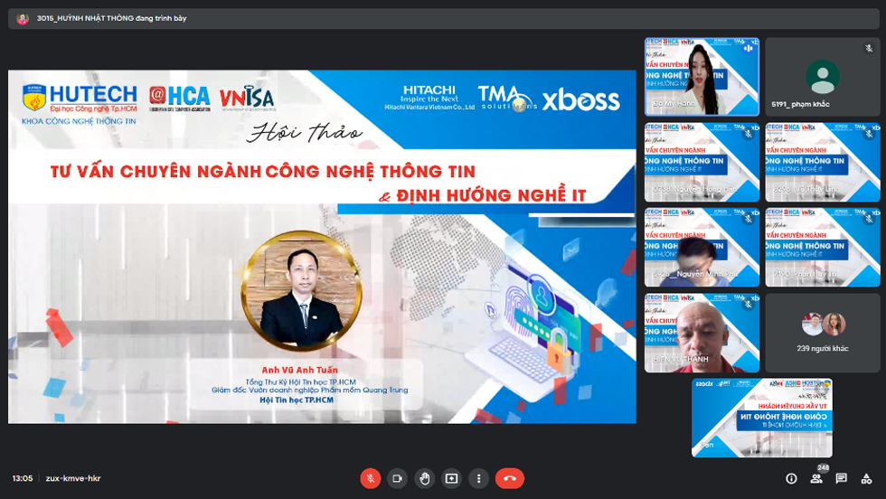 Chuyên gia công nghệ ′vạch kế hoạch′ cho sinh viên HUTECH - Ảnh 2 Chuyên gia công nghệ ′vạch kế hoạch′ cho sinh viên HUTECH - Ảnh 2