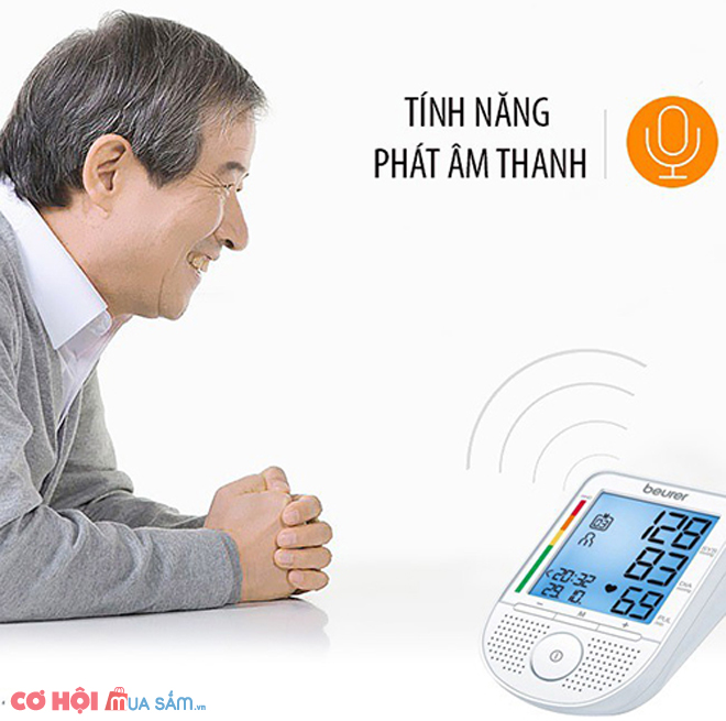 Máy đo huyết áp bắp tay Beurer BM49 - Ảnh 2 Máy đo huyết áp bắp tay Beurer BM49 - Ảnh 2