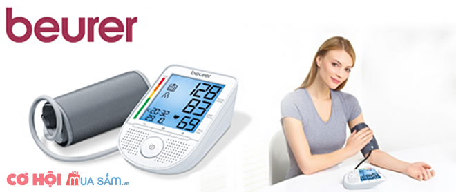 Máy đo huyết áp bắp tay Beurer BM49 - Ảnh 3 Máy đo huyết áp bắp tay Beurer BM49 - Ảnh 3