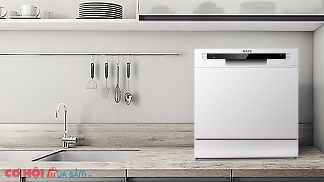 Máy rửa chén KAFF KF-SW800, dung tích rửa 8 bộ, hàng nhập Đức - Ảnh 2 Máy rửa chén KAFF KF-SW800, dung tích rửa 8 bộ, hàng nhập Đức - Ảnh 2