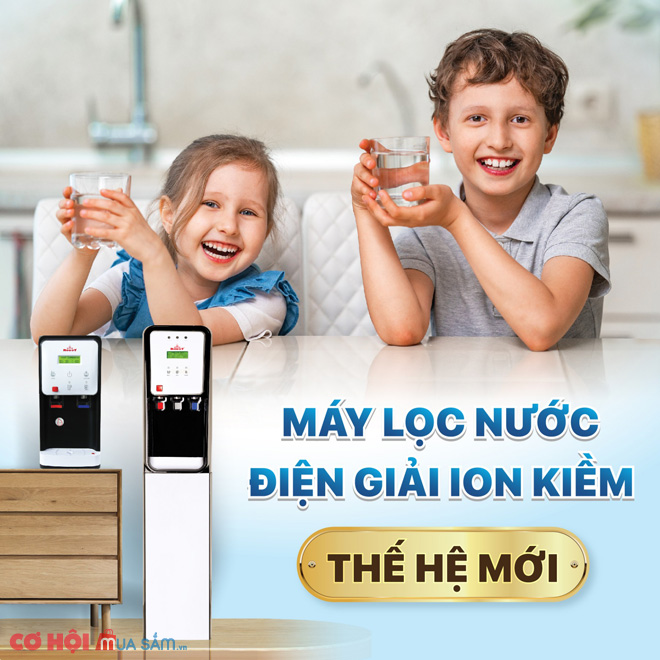 Siêu ưu đãi đến 30% máy lọc nước ion kiềm, duy nhất Ngày Nước Thế giới 22/03 - Ảnh 4 Siêu ưu đãi đến 30% máy lọc nước ion kiềm, duy nhất Ngày Nước Thế giới 22/03 - Ảnh 4