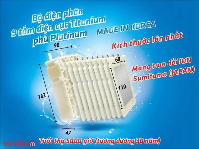 Siêu ưu đãi đến 30% máy lọc nước ion kiềm, duy nhất Ngày Nước Thế giới 22/03 - Ảnh 5 Siêu ưu đãi đến 30% máy lọc nước ion kiềm, duy nhất Ngày Nước Thế giới 22/03 - Ảnh 5