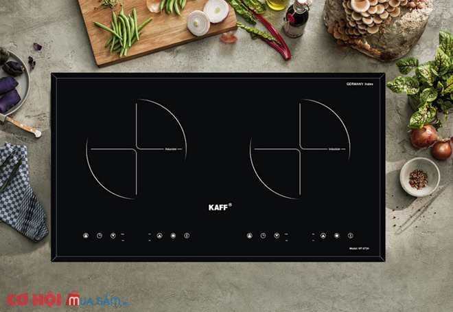 Bếp từ đôi KAFF KF-073ii + Tặng máy hút mùi - Ảnh 4 Bếp từ đôi KAFF KF-073ii + Tặng máy hút mùi - Ảnh 4