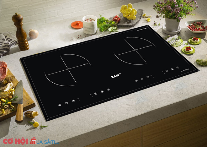 Bếp từ đôi KAFF KF-073ii + Tặng máy hút mùi - Ảnh 5 Bếp từ đôi KAFF KF-073ii + Tặng máy hút mùi - Ảnh 5