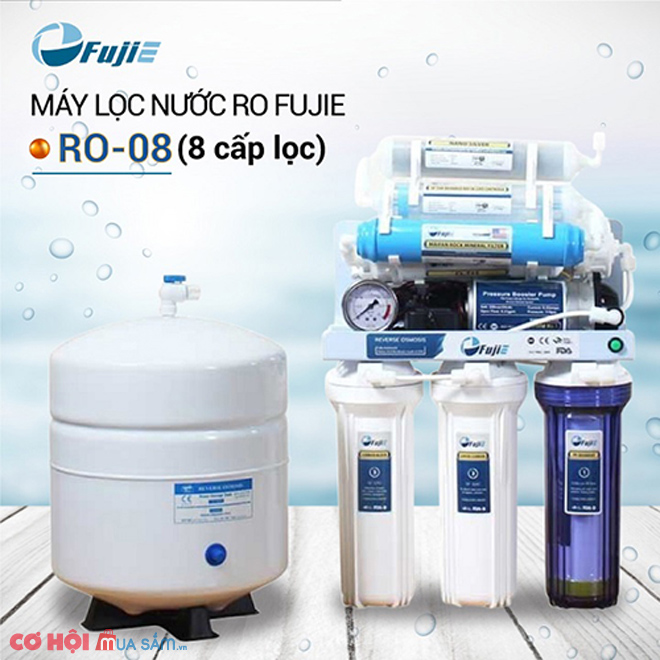 Máy lọc nước FujiE RO-08 (8 cấp lọc) - Ảnh 1 Máy lọc nước FujiE RO-08 (8 cấp lọc) - Ảnh 1