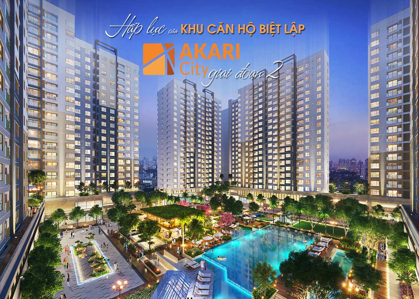 Hấp lực của khu căn hộ biệt lập Akari City giai đoạn 2 - Ảnh 1 Hấp lực của khu căn hộ biệt lập Akari City giai đoạn 2 - Ảnh 1