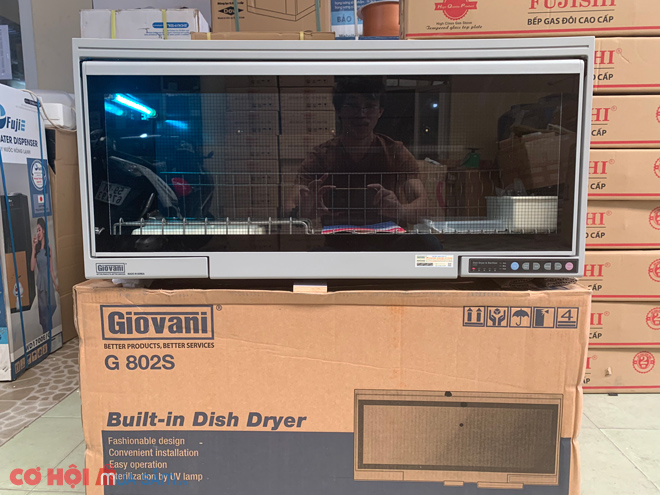 Máy sấy bát Giovani G-802S XẢ KHO lần 2 giá tốt - Ảnh 1 Máy sấy bát Giovani G-802S XẢ KHO lần 2 giá tốt - Ảnh 1