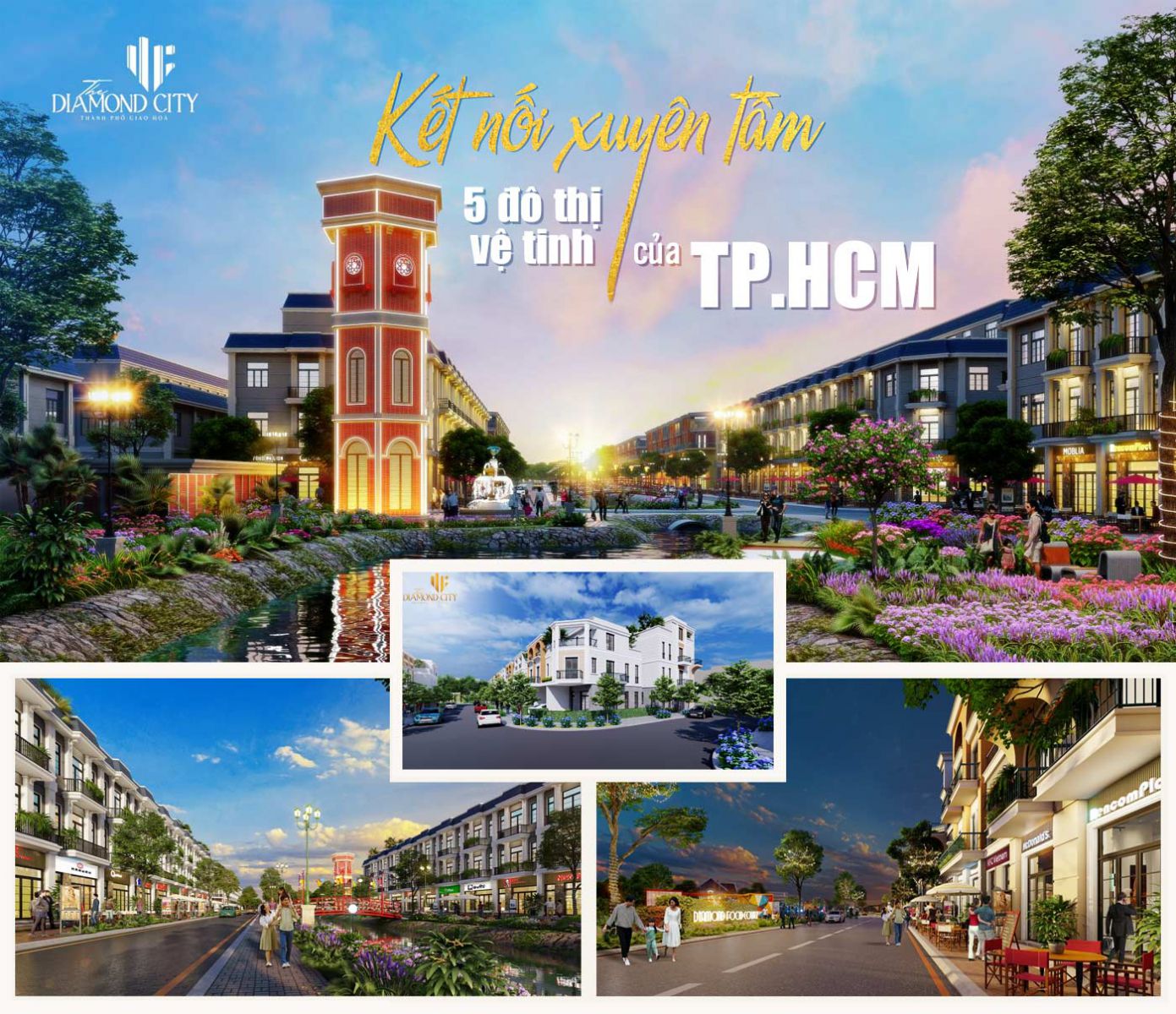 The Diamond City - Kết nối xuyên tâm 5 đô thị vệ tinh của TP.HCM - Ảnh 1 The Diamond City - Kết nối xuyên tâm 5 đô thị vệ tinh của TP.HCM - Ảnh 1