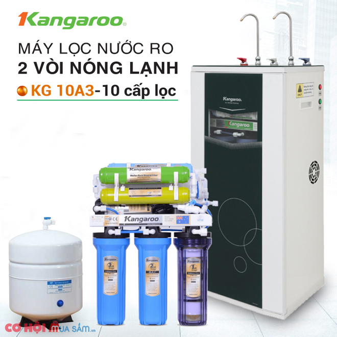 Máy lọc nước RO nóng lạnh KANGAROO KG10A3 XẢ KHO giá tốt - Ảnh 1 Máy lọc nước RO nóng lạnh KANGAROO KG10A3 XẢ KHO giá tốt - Ảnh 1