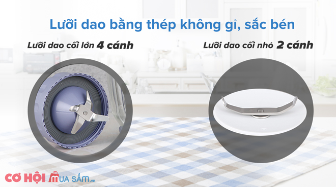 Máy xay sinh tố Philips HR2222/00 - Ảnh 3 Máy xay sinh tố Philips HR2222/00 - Ảnh 3