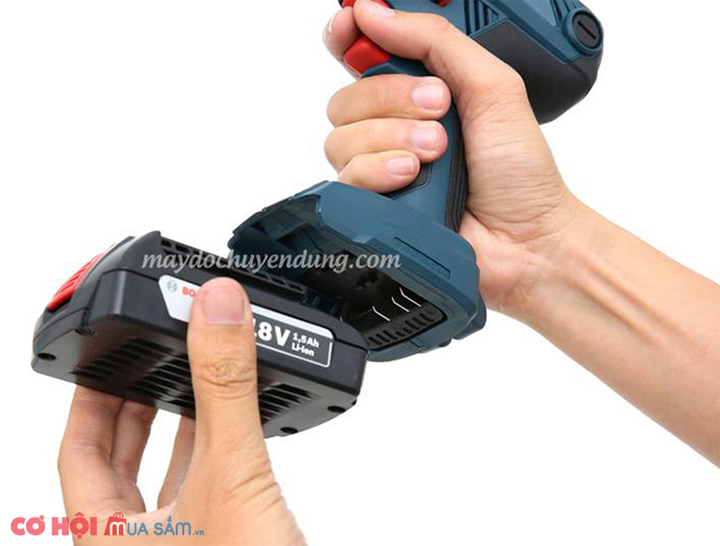 Máy khoan bắt vít chuyên dụng dùng pin Bosch GSR 180-LI - Ảnh 4 Máy khoan bắt vít chuyên dụng dùng pin Bosch GSR 180-LI - Ảnh 4