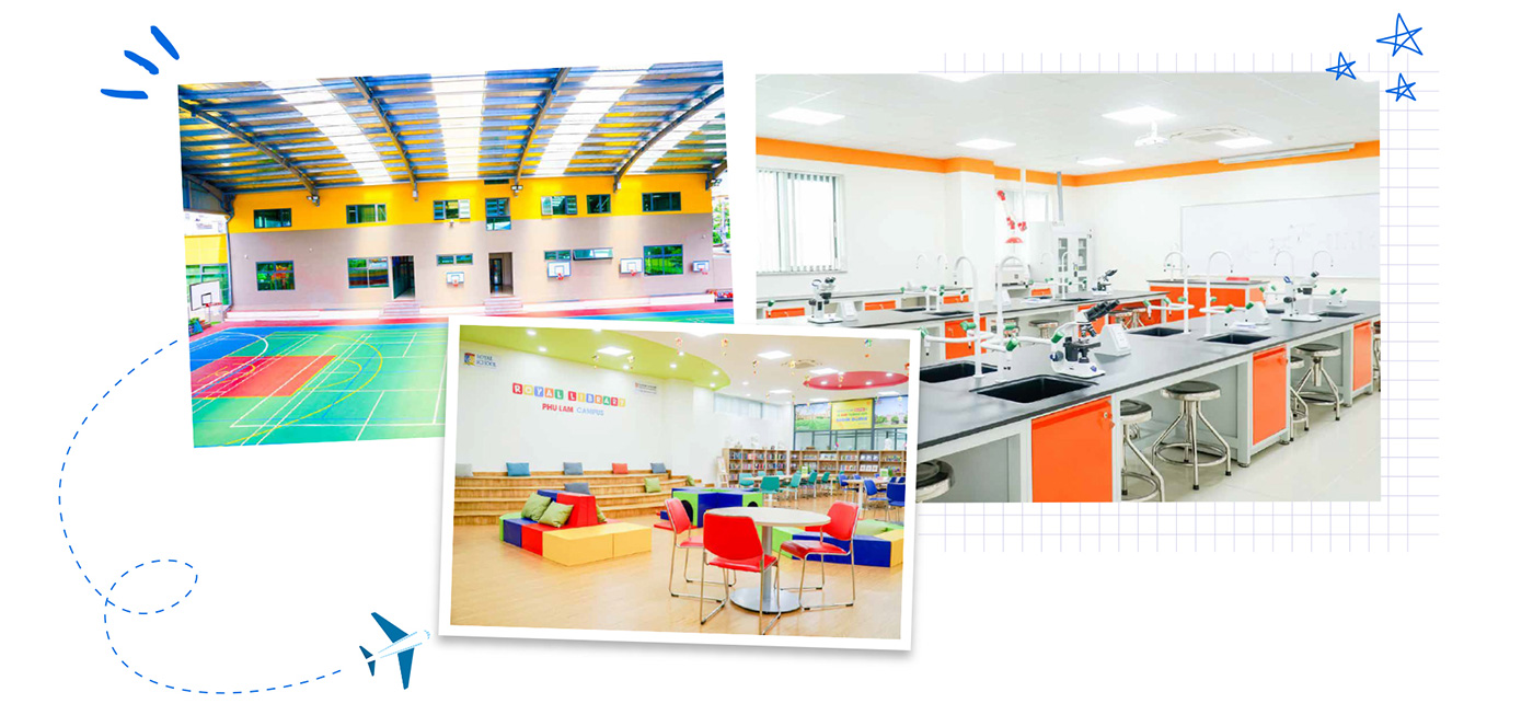 Cảm hứng từ không gian xanh, phòng học chuẩn Tây Phú Lâm Campus - Ảnh 2 Cảm hứng từ không gian xanh, phòng học chuẩn Tây Phú Lâm Campus - Ảnh 2