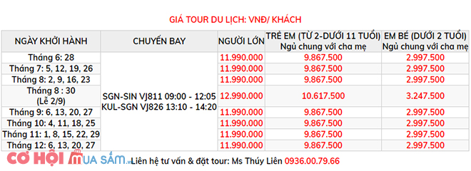 Tour Singapore - Malaysia - Indonesia trọn gói giá từ 11,9 triệu đồng - Ảnh 5 Tour Singapore - Malaysia - Indonesia trọn gói giá từ 11,9 triệu đồng - Ảnh 5