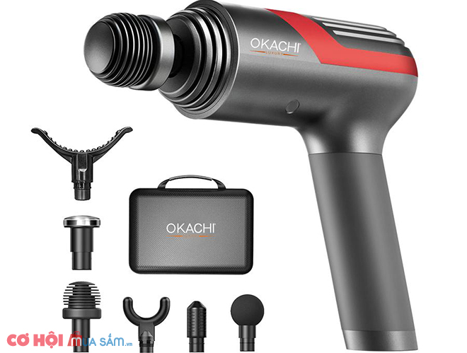 Máy massage cầm tay OKACHI LUXURY JP-i5 Pro (dòng cao cấp) - Ảnh 1 Máy massage cầm tay OKACHI LUXURY JP-i5 Pro (dòng cao cấp) - Ảnh 1