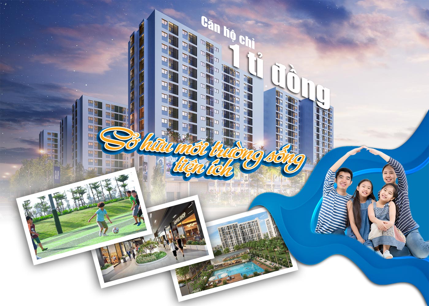 Căn hộ chỉ 1 tỉ đồng sở hữu môi trường sống tiện ích - Ảnh 1 Căn hộ chỉ 1 tỉ đồng sở hữu môi trường sống tiện ích - Ảnh 1