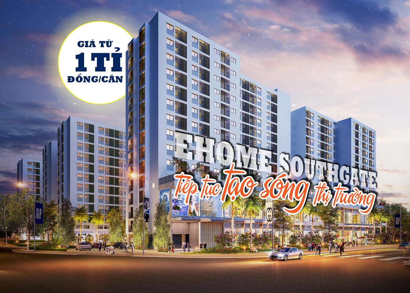 Giá từ 1 tỉ đồng/căn, EHome Southgate tiếp tục tạo sóng thị trường - Ảnh 1 Giá từ 1 tỉ đồng/căn, EHome Southgate tiếp tục tạo sóng thị trường - Ảnh 1