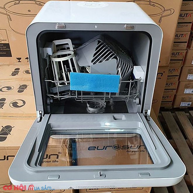 Máy rửa bát để bàn 5 bộ Eurosun STB50E06EU - Ảnh 3 Máy rửa bát để bàn 5 bộ Eurosun STB50E06EU - Ảnh 3