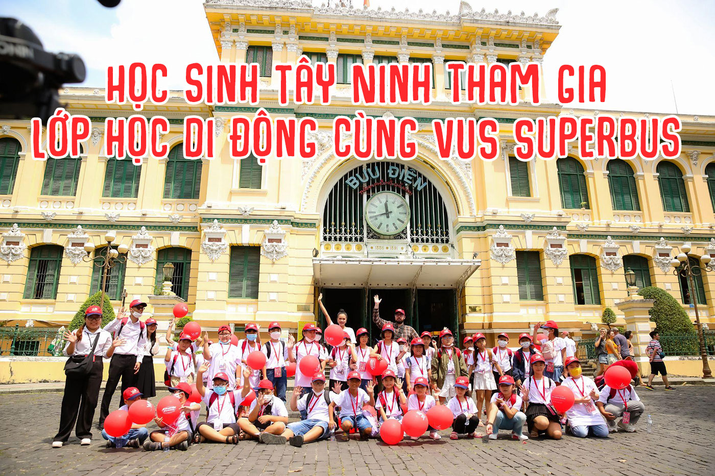Học sinh Tây Ninh tham gia lớp học di động cùng VUS Superbus - Ảnh 1