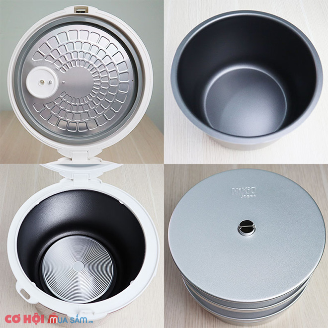 Máy (nồi) làm tỏi đen tự động Nikio NK-696 - 6L, màu xám bạc - Ảnh 2 Máy (nồi) làm tỏi đen tự động Nikio NK-696 - 6L, màu xám bạc - Ảnh 2