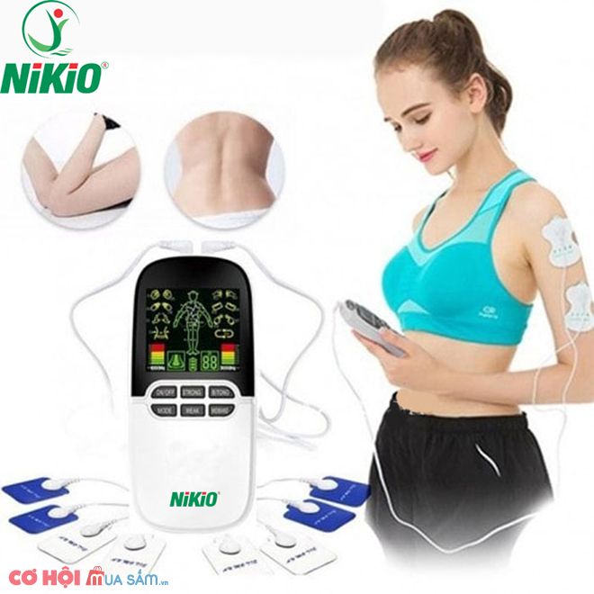 Máy massage xung điện kết hợp đèn hồng ngoại trị liệu viêm mũi Nikio NK-102 - Ảnh 1 Máy massage xung điện kết hợp đèn hồng ngoại trị liệu viêm mũi Nikio NK-102 - Ảnh 1