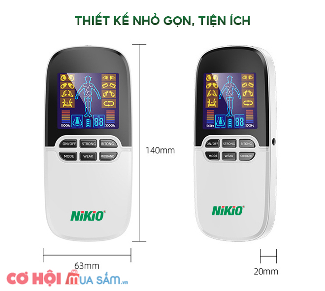 Máy massage xung điện kết hợp đèn hồng ngoại trị liệu viêm mũi Nikio NK-102 - Ảnh 3 Máy massage xung điện kết hợp đèn hồng ngoại trị liệu viêm mũi Nikio NK-102 - Ảnh 3