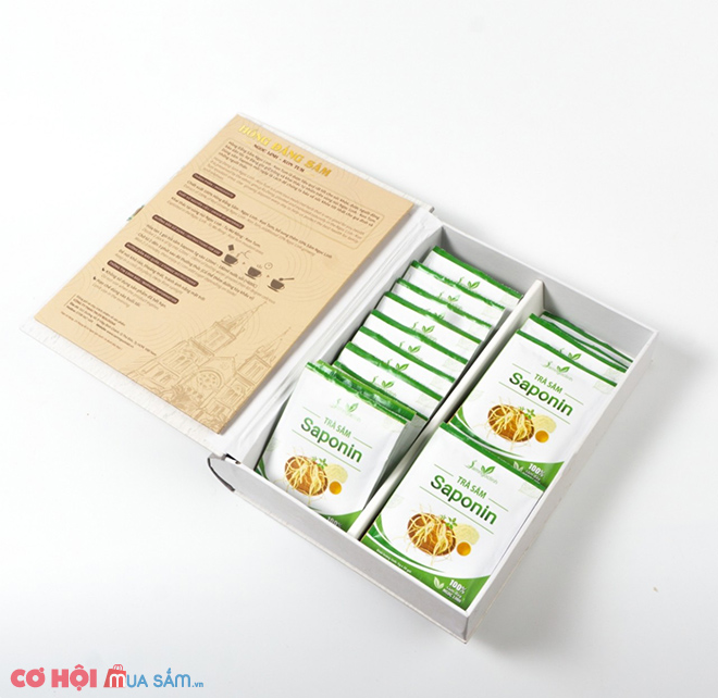 Trà sâm Saponin - Tinh chất ′vàng′ từ sâm Ngọc Linh - Ảnh 5 Trà sâm Saponin - Tinh chất ′vàng′ từ sâm Ngọc Linh - Ảnh 5