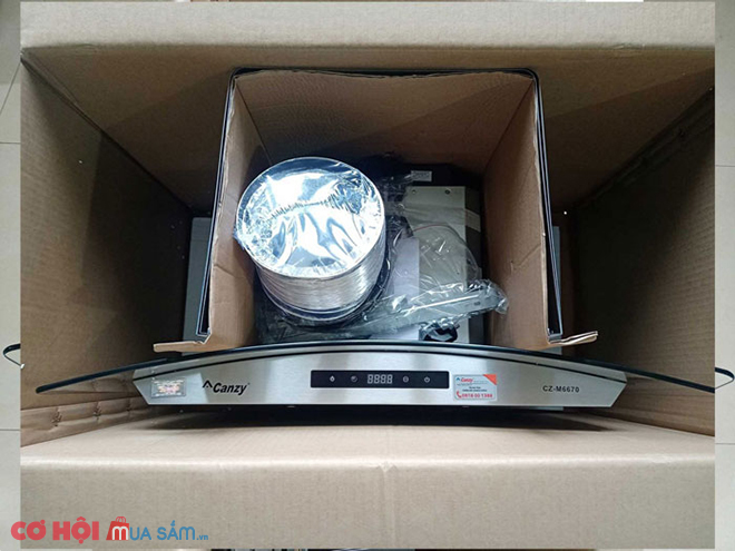 Máy hút mùi Canzy CZ-M6670 - Ảnh 3 Máy hút mùi Canzy CZ-M6670 - Ảnh 3