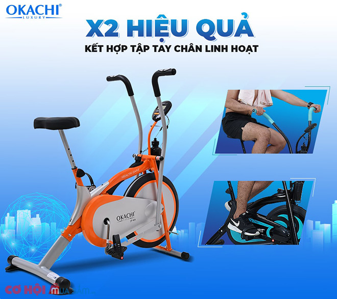Xe đạp tập thể dục OKACHI SPORT JP-K9 (cao cấp) - Ảnh 4 Xe đạp tập thể dục OKACHI SPORT JP-K9 (cao cấp) - Ảnh 4