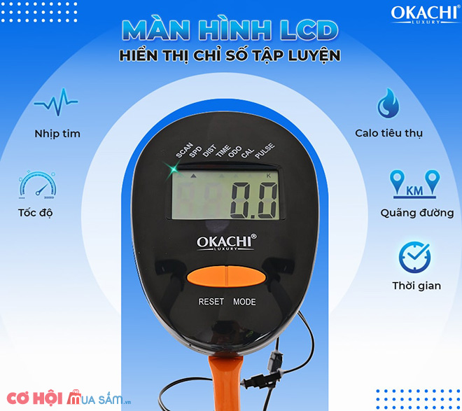 Xe đạp tập thể dục OKACHI SPORT JP-K9 (cao cấp) - Ảnh 6 Xe đạp tập thể dục OKACHI SPORT JP-K9 (cao cấp) - Ảnh 6