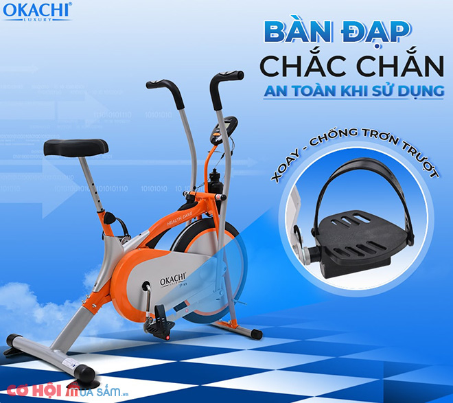 Xe đạp tập thể dục OKACHI SPORT JP-K9 (cao cấp) - Ảnh 7 Xe đạp tập thể dục OKACHI SPORT JP-K9 (cao cấp) - Ảnh 7