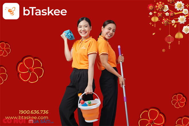bTaskee - Tết năm nay không lo thiếu người giúp việc - Ảnh 1 bTaskee - Tết năm nay không lo thiếu người giúp việc - Ảnh 1