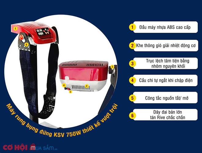 Giới thiệu máy rung bụng dáng đứng KSV 750W tại Okachi - Ảnh 3 Giới thiệu máy rung bụng dáng đứng KSV 750W tại Okachi - Ảnh 3
