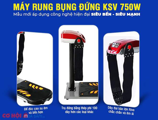 Giới thiệu máy rung bụng dáng đứng KSV 750W tại Okachi - Ảnh 5 Giới thiệu máy rung bụng dáng đứng KSV 750W tại Okachi - Ảnh 5