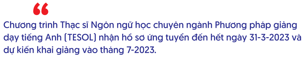 Học tại Việt Nam, nhận bằng thạc sĩ Tesol Hoa Kỳ - Ảnh 4 Học tại Việt Nam, nhận bằng thạc sĩ Tesol Hoa Kỳ - Ảnh 4