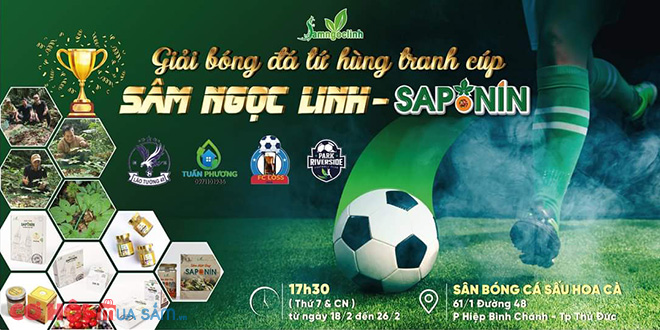 Chung kết Giải Tứ hùng tranh Cúp Sâm Ngọc Linh - Saponin - Ảnh 1 Chung kết Giải Tứ hùng tranh Cúp Sâm Ngọc Linh - Saponin - Ảnh 1