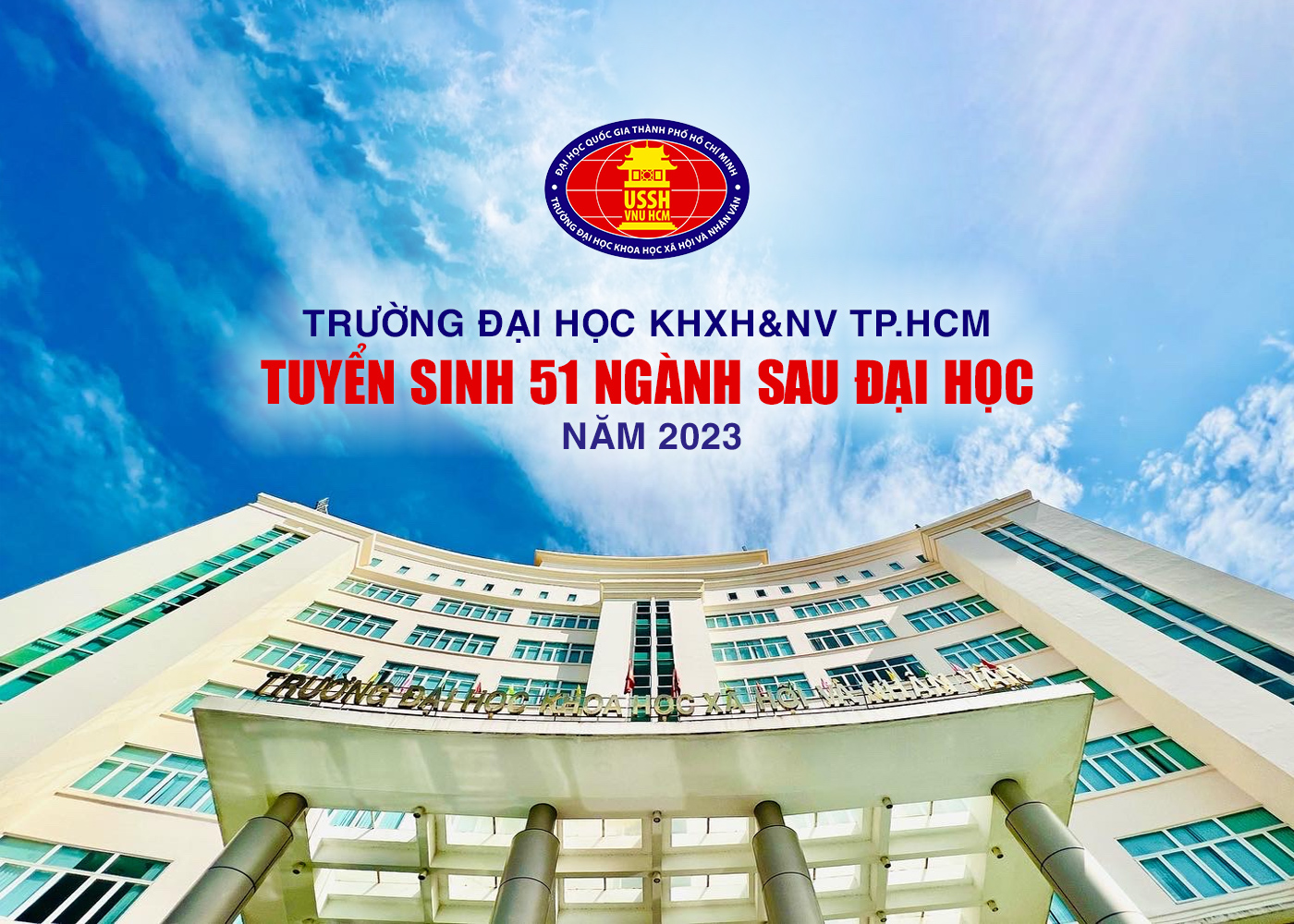 Trường Đại học KHXH&NV TP.HCM tuyển sinh 51 ngành sau đại học năm 2023 - Ảnh 1 Trường Đại học KHXH&NV TP.HCM tuyển sinh 51 ngành sau đại học năm 2023 - Ảnh 1