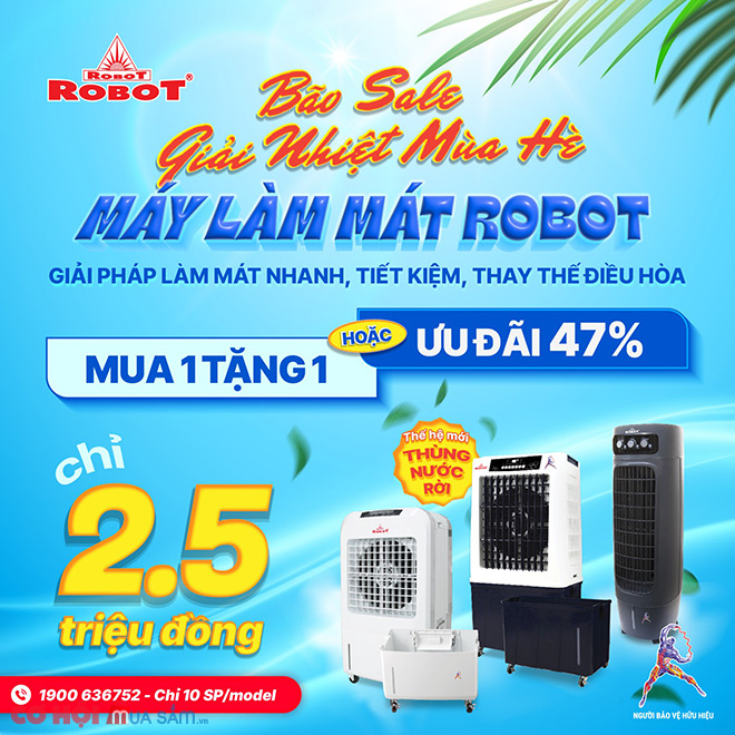 Máy làm mát thế hệ mới, giải pháp làm mát nhanh thay thế điều hòa - Ảnh 1 Máy làm mát thế hệ mới, giải pháp làm mát nhanh thay thế điều hòa - Ảnh 1