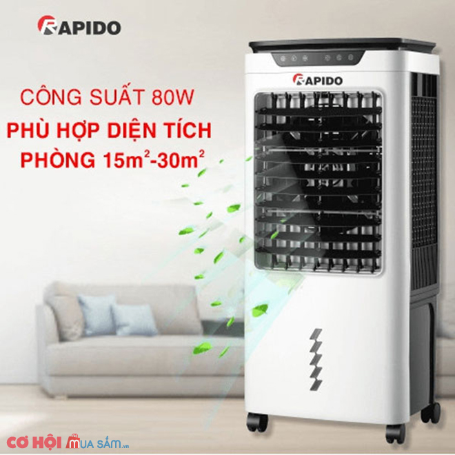Quạt điều hòa Rapido 6000D - Ảnh 2 Quạt điều hòa Rapido 6000D - Ảnh 2