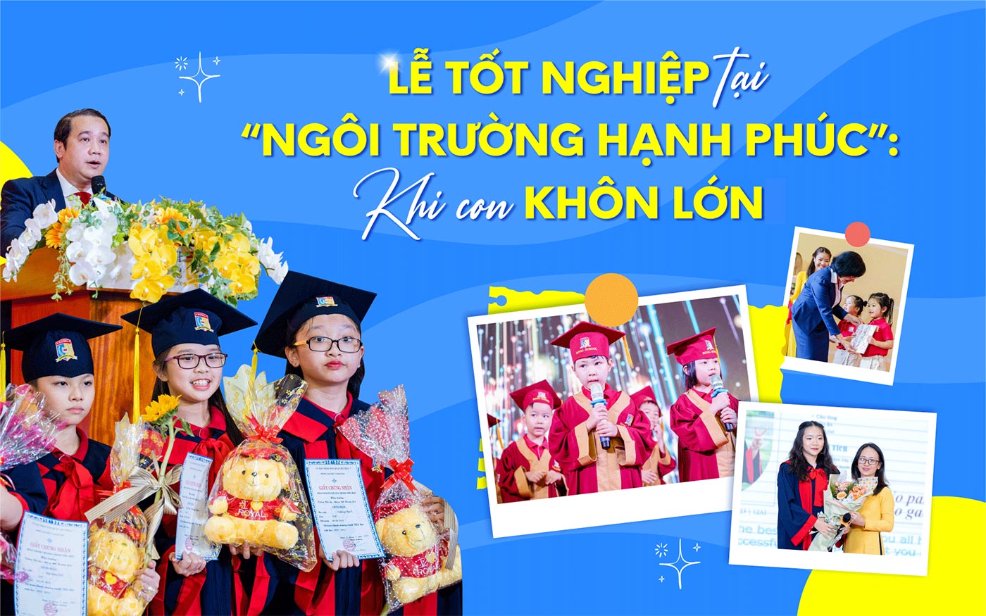 Lễ tốt nghiệp tại Ngôi trường hạnh phúc khi con khôn lớn - ảnh 1 Lễ tốt nghiệp tại Ngôi trường hạnh phúc khi con khôn lớn - ảnh 1