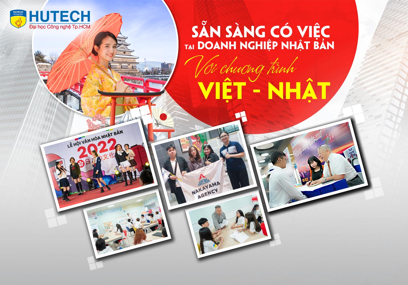 Sẵn sàng có việc tại doanh nghiệp Nhật Bản với chương trình Việt - Nhật HUTECH - ảnh 1 Sẵn sàng có việc tại doanh nghiệp Nhật Bản với chương trình Việt - Nhật HUTECH - ảnh 1