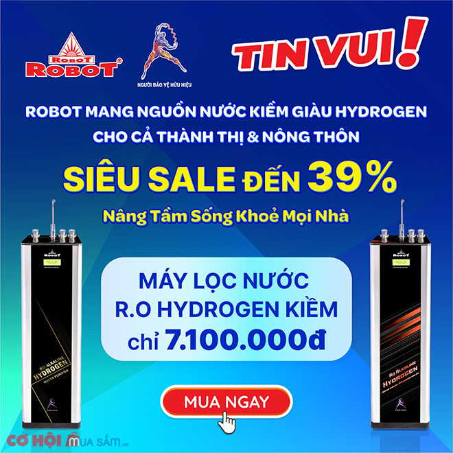 Tin Vui - ROBOT mang nguồn nước kiềm giàu Hydrogen cho cả thành thị & nông thôn - Ảnh 1 Tin Vui - ROBOT mang nguồn nước kiềm giàu Hydrogen cho cả thành thị & nông thôn - Ảnh 1