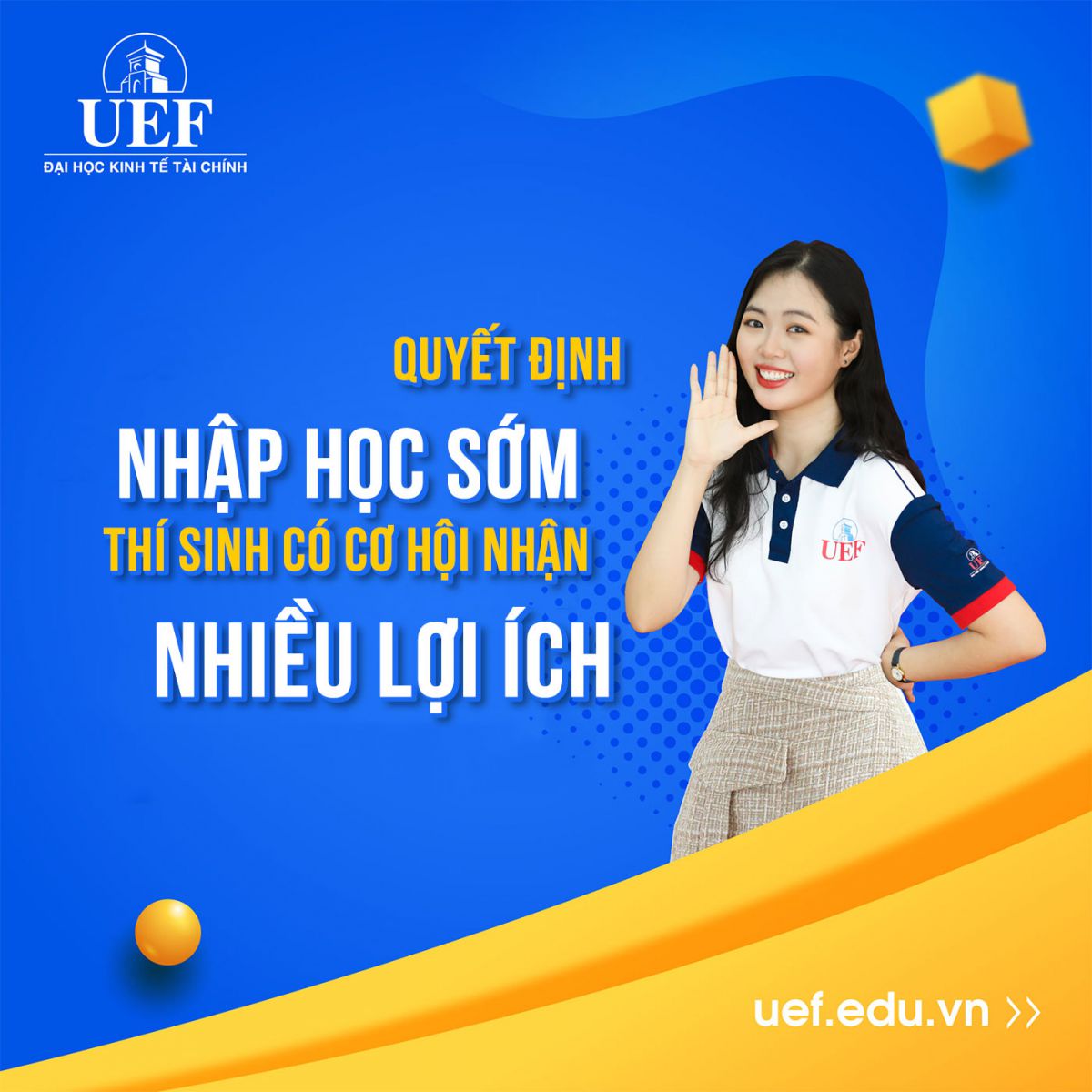 Quyết định nhập học sớm, thí sinh có cơ hội nhận nhiều lợi ích Quyết định nhập học sớm, thí sinh có cơ hội nhận nhiều lợi ích